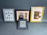 Group Lot of Framed Stamps