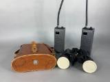 Atcolux 7x50 Binoculars with Case & Two GE Handheld CB 40 Channels Radio