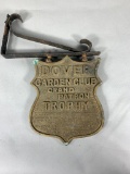 Antique Dover Garden Club Gran Patron Trophy Local History