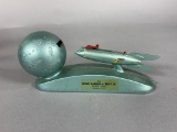 Mechanical Coin Bank Rocket to the Moon