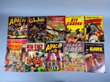 Group Lot of 10 Vintage Comic Books War, Western