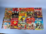 Group Lot of Vintage Comic Books Western, Military 10 cent
