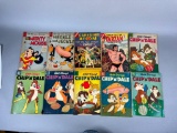Group Lot of 10 Vintage Comic Books 10 cent, 12 cent Atom, Disney, Mighty Mouse
