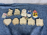 10 Vintage Cookie Molds including Bugs Bunny, Tasmanian Devil, Trains, and More