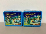 2 Vintage Tom Corbett Space Cadet Lunchboxes