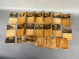 Group of Japanese Souvenir Photographs on Bamboo