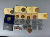 Group Lot of Assorted Coins and Tokens
