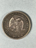 1878 Silver US Trade Dollar Coin 420 Grains 900 Silver