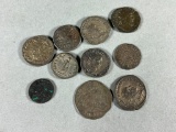 Group Lot of Ancient Roman Coins including Silver
