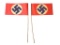 WWII NAZI GERMAN NSDAP PAPER PARADE - RALLY FLAGS
