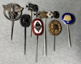 WWII NAZI GERMAN STICK PIN LOT (7)