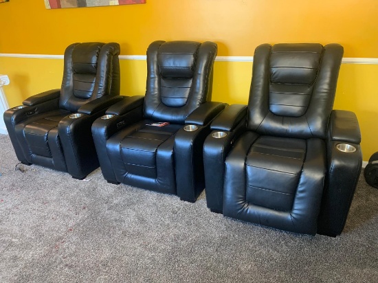 3 Myles Home Theatre Recliners