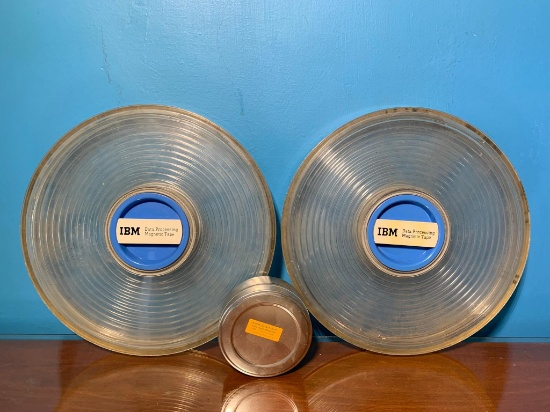 Vintage IBM Plastic Data Processing Tape Case & Kodak Film Case
