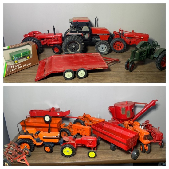 Diecast Tractors & Implements - Some by Ertl