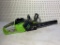 Greenworks Chainsaw (NO BATTERY OR CHARGER)