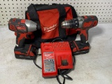 Milwaukee Drill, Impact Driver, Batteries & Charger