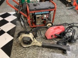 Power Washer, Generac 6600LP Pressure Washer & Craftsman Blower