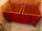 Vintage Wooden Box with Hinged Top