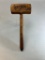 Civil War Lookout Mountain Tennessee GAR Veterans Gavel with Imbedded Minie Ball