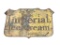 Vintage Metal Imperial Ice Cream Sign - Enamel