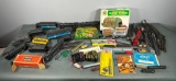 Large Lot of Vintage Railroad Engines, Cars, Track And Many Other Items