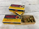 3 Boxes Vintage Western 45 Automatic Ammunition