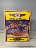 Wings of Texaco Die-Cast metal coin bank; 1929 Buel CA-6 Sesquiplane Spokane Sun God