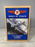 Wings of Texaco Die-Cast metal coin bank; 1932 Northrop Gamma