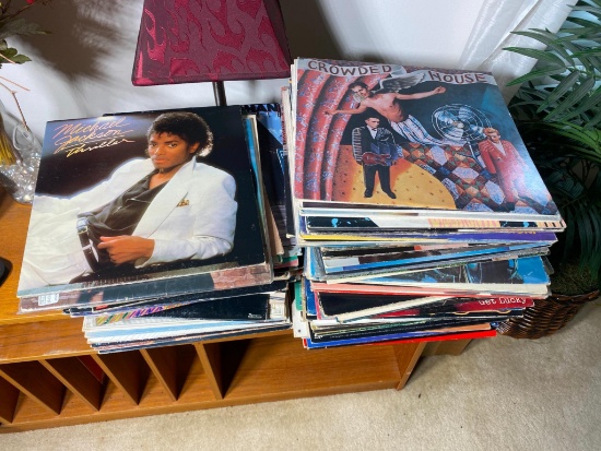 Large Lot of Better Vintage Records 80s Rock, Fusion