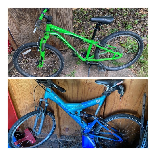 Pair of Better Vintage Mountain Bikes Specialized, Gary Fisher