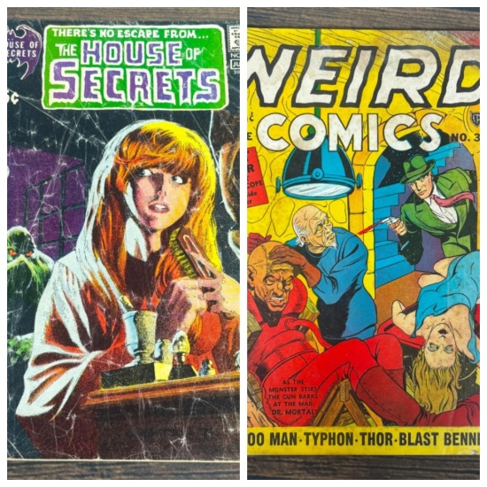 Comics, horror magazines, key and 1st appearances