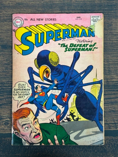 DC Comics No. 110 Superman 10 cents