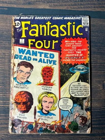 The Fantastic Four Vol. 1 Issue 7, 1962, 12 cents