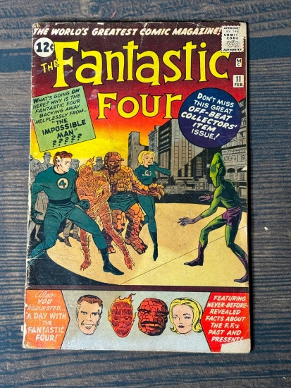 The Fantastic Four, Vol. 1, No. 11, 1963, 12 cents