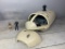 Vintage Star Wars Rebel Starship Trooper Transport Ship and Luke, Leia Figurines