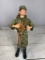 Vintage GI Joe Action Marine Action Figure With Accessories