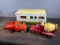 Group of Vintage Tonka Trucks and Winnebago Camper