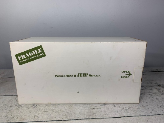 Vintage Diecast WW2 Jeep by Chrysler Corporation 1995