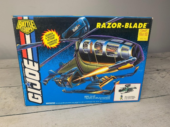 GI Joe Factory Sealed Battle Corps Razor Blade Helicopter