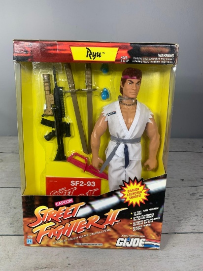 GI Joe Factory Sealed Ryu Capcom Street Fighter II Action Figure