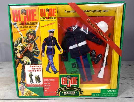 GI Joe Hasbro Factory Sealed 40th Anniversary Edition Action Marine Action Figure and Accessories