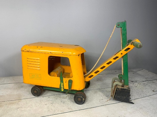 Vintage Keystone Manufacturing Co. "Ride-Em" Power Shovel Toy