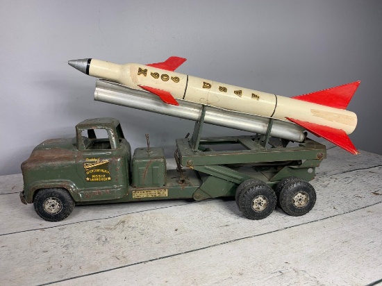 Vintage Buddy-L Intercontinental Missile Launcher Toy Truck