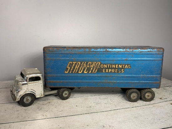 Vintage Structo Trans-Continental Express Semi Truck Toy