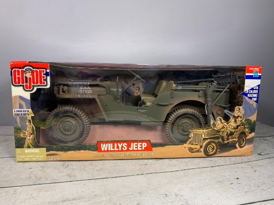 GI Joe Factory Sealed Willys Jeep with Machine Gun