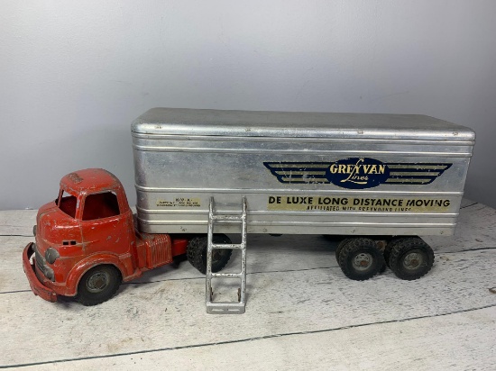 Vintage Wyandotte Toys Gray Van Lines Moving Truck