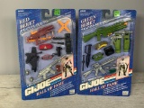 Group of Factory Sealed GI Joe Accessories: Red Beret Arsenal and Green Beret Arsenal