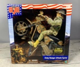 GI Joe Factory Sealed Army Rangers Collection Army Ranger Motor Cycle Figure