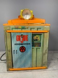 Vintage Tin Lithograph Hasbro GI Joe Headquarters Building With Accessories