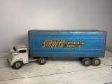Vintage Structo Trans-Continental Express Semi Truck Toy